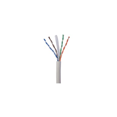 NORTH Nettikaapeli Cat6A UTP Valk 50m kontaktiton Solid 10Gb/s 500MHz 26awg CM