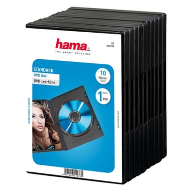 DVD-JEW.CASE,10-PACK,BLAC