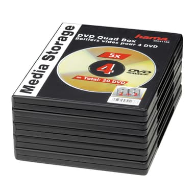 HAMA DVD QUAD BOX 4 DVD BLA.5P