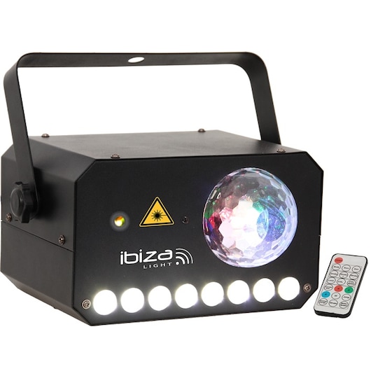 Ibiza laser + LED valoefekti