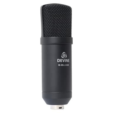 Devine Gamer ja Podcaster USB mikrofoni, musta