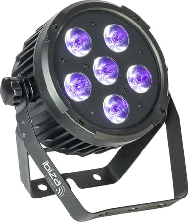 Ibiza LED UV lamppu 6 x 6 wattia