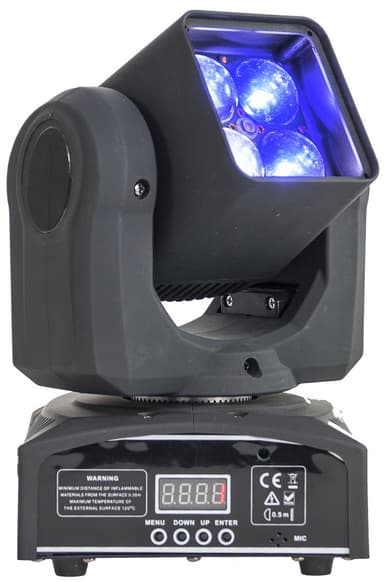 Ibiza RGBW LED moving head 4 x 10 wattia