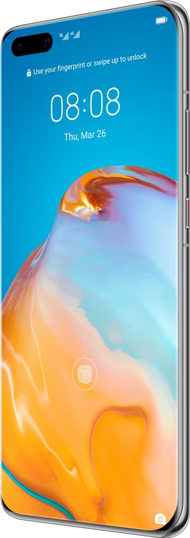 Huawei P40 Pro 5G älypuhelin 8/256 GB (Ice White)