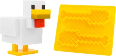 Paladone Minecraft Chicken munakuppi ja paahtoleipäleikkuri