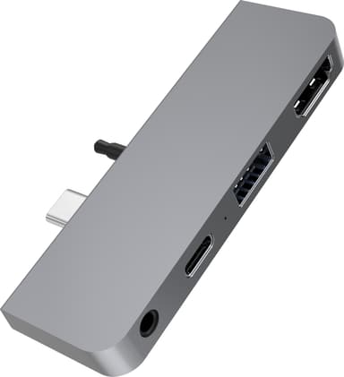 Hyperdrive 4-in-1 hub Surface Pro (musta)