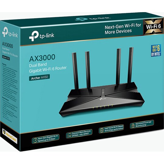 TP-Link AX50 Dual-band WiFi 6 reititin