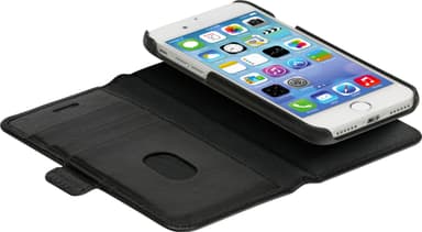 Dbramante Lynge iPhone 6/7/8/SE Gen. 2/3 lompakkokotelo (musta)