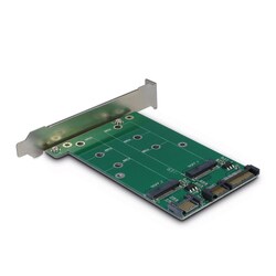 Maiwo KT005A 2xM.2 SATA SSD 2240,2260,2280 B-Key-sovitin 22-nastaiselle SATA:lle