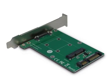Maiwo KT008A mSATA 27x30, 51x30, 70x30 mm SATA-sovittimeen