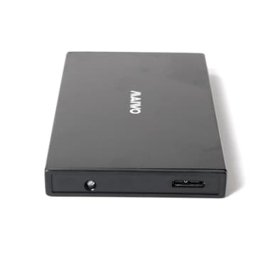 Maiwo K2501CU3 USB 3.1 GEN1 5 Gb/s:n ulkoinen tallennuskehikko 1. 2,5 SATA HDD SSD 9,5 mm 2 Tt saakka, UASP-tuki, USB-kaapeli mukana