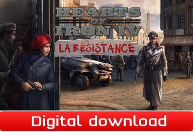 Hearts of Iron IV La Resistance - PC Windows Mac OSX Linux