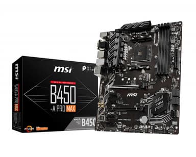 MSI B450-A Pro Max motherboard Socket AM4 ATX AMD B450