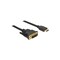 NÖRDIC 1 m kaapeli HDMI High Speed–DVI-D Single Link 18+1, kaapelin resoluutio 1920x1200, 60 Hz 5,1 Gb/s:lla, puhdasta kuparia 99,99 %