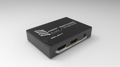 NÖRDIC HDMI-kytkin 4 –1, kaukosäätimellä, 4Kx2K 60 Hz, 3D HDCP 2.2, 7.1 Surround, muovia
