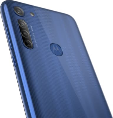 Motorola Moto G8 älypuhelin 4/64GB (neonsininen)