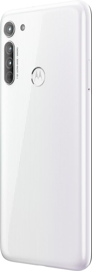 Motorola Moto G8 älypuhelin 4/64GB (helmenvalkoinen)