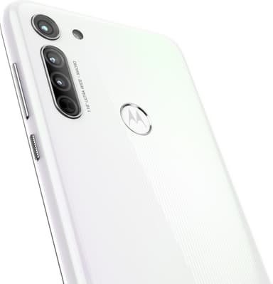 Motorola Moto G8 älypuhelin 4/64GB (helmenvalkoinen)