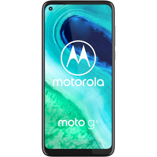 Motorola Moto G8 älypuhelin 4/64GB (helmenvalkoinen)
