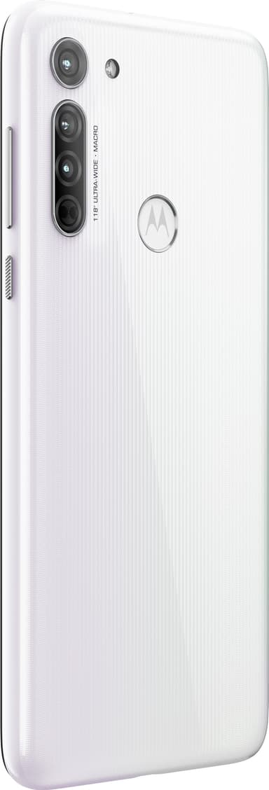Motorola Moto G8 älypuhelin 4/64GB (helmenvalkoinen)