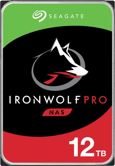 Seagate IronWolf Pro 3,5" sisäinen NAS-kovalevy (12 TB)