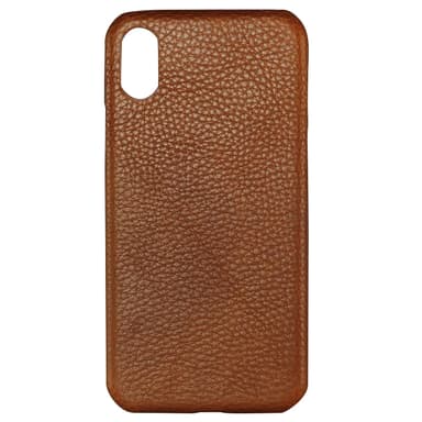 Mobilskal Skinn Brun - iPhone X / XS