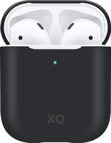 Xqisit silikoninen AirPods kotelo (musta)