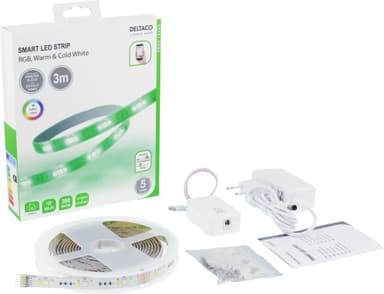 Deltaco LED valonauha SHLS3M