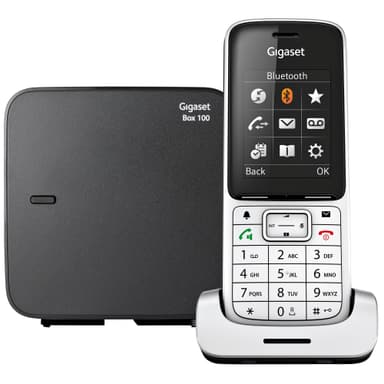 Gigaset SL450 langaton puhelin (hopea/musta)