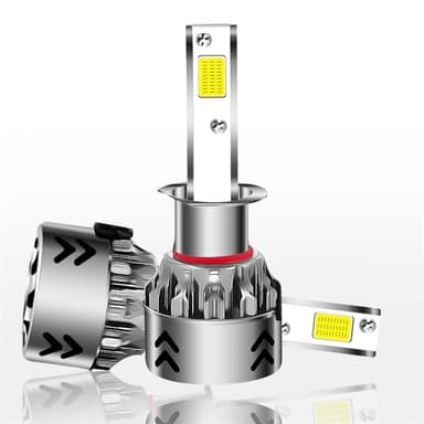 Led-polttimot ajovaloihin muunnos 2-Pakkaus H1 27W 3000LM 6000K