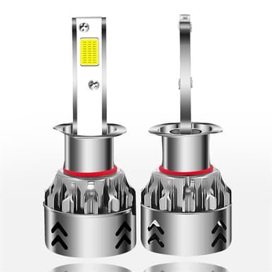 Led-polttimot ajovaloihin muunnos 2-Pakkaus H1 27W 3000LM 6000K