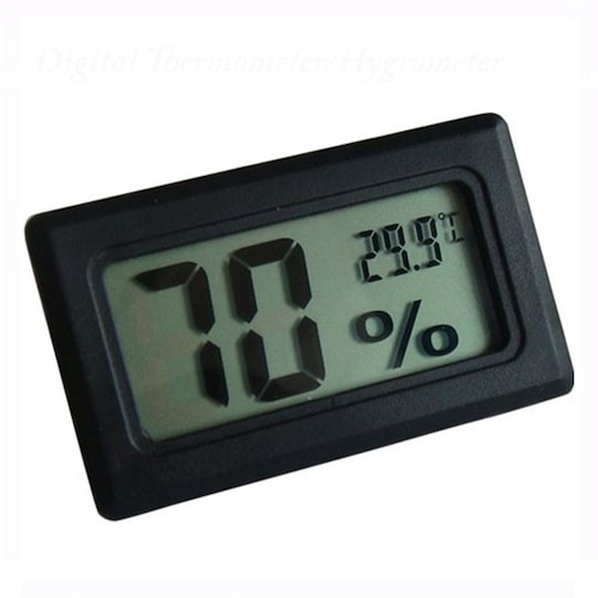 Mini LCD Lämpömittari ilmankosteudella