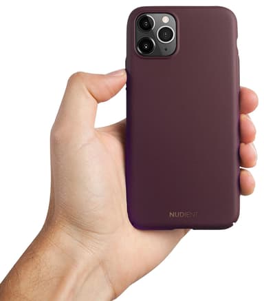 Nudient iPhone 11 Pro Max suojakuori (Sangria Red)