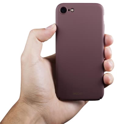 Nudient iPhone 8/7/6/SE Gen. 2 suojakuori (Sangria Red)