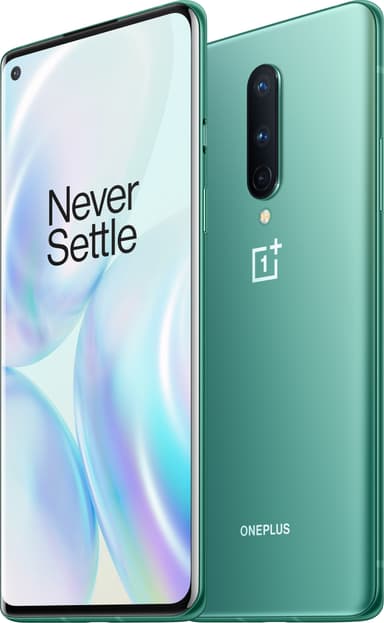 OnePlus 8 älypuhelin 12/256 GB (Glacial Green)