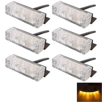 Vilkkuva valo Strobe 6W 450LM 6 x 3-LED Lamppua