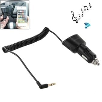 Bluetooth 3,5mm AUX Auto adapteri USB-portilla