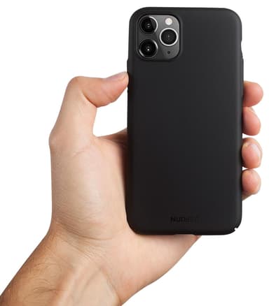 Nudient iPhone 11 Pro Max suojakuori (Stealth Black)