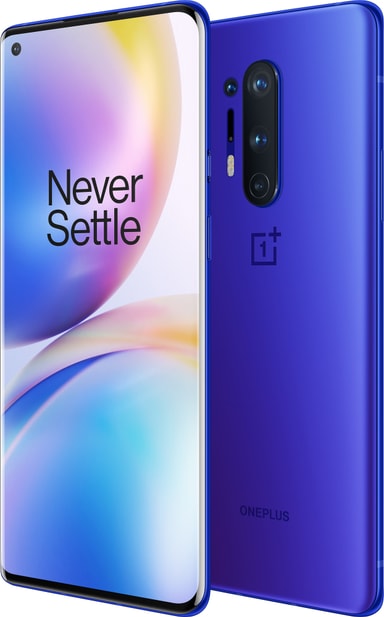OnePlus 8 Pro älypuhelin 12/256 GB (Ultramarine Blue)