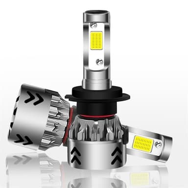 Led-polttimot ajovaloihin muunnos 2-Pakkaus H7 27W 3000LM 6000K