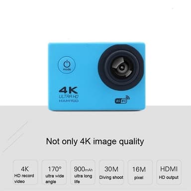 HAMTOD H9A Actionkamera HD 4K WiFi