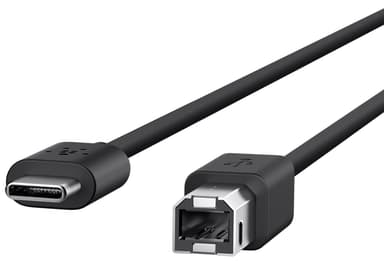 Belkin USB-C / USB-B kaapeli 2 m (musta)