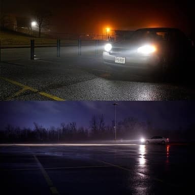 Led-muutossarja ajovalot 2-Pakkaus Polttimo H1 18W 2000LM 6000K Xenon