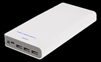 DELTACO Powerbank, 20000mAh 3XUSB