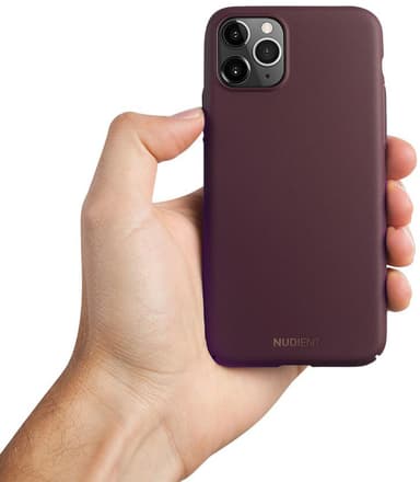 Nudient iPhone 11 Pro suojakuori (Sangria Red)