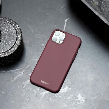 Nudient iPhone 11 Pro suojakuori (Sangria Red)