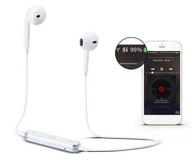 Bluetooth kuulokkeet erityisen mukavat Valkoinen DJ Bluetooth kuulokkeet erityisen mukavat Valkoinen