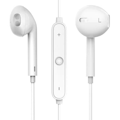 Bluetooth kuulokkeet erityisen mukavat Valkoinen Bluetooth kuulokkeet erityisen mukavat Valkoinen