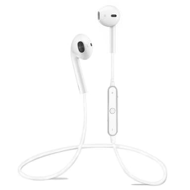 Bluetooth kuulokkeet erityisen mukavat Valkoinen Bluetooth kuulokkeet erityisen mukavat Valkoinen
