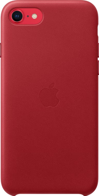 iPhone SE Gen. 2 nahkainen suojakuori (punainen)